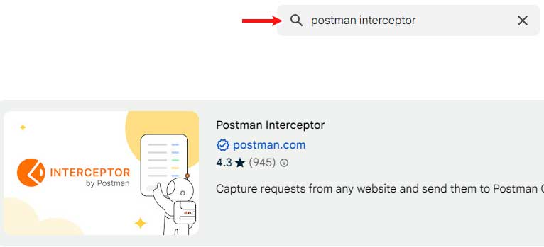 postman interceptor