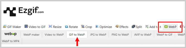 Webp > GIF to Webp