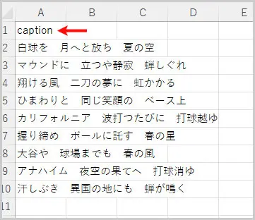 CSVファイル
