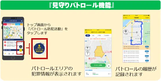 Digi Police|見守りパトロール機能