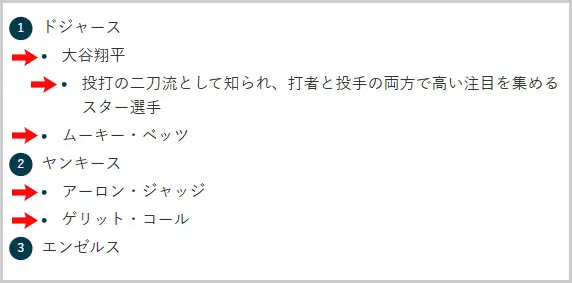SWELL｜入れ子（ネスト）構造の反映例